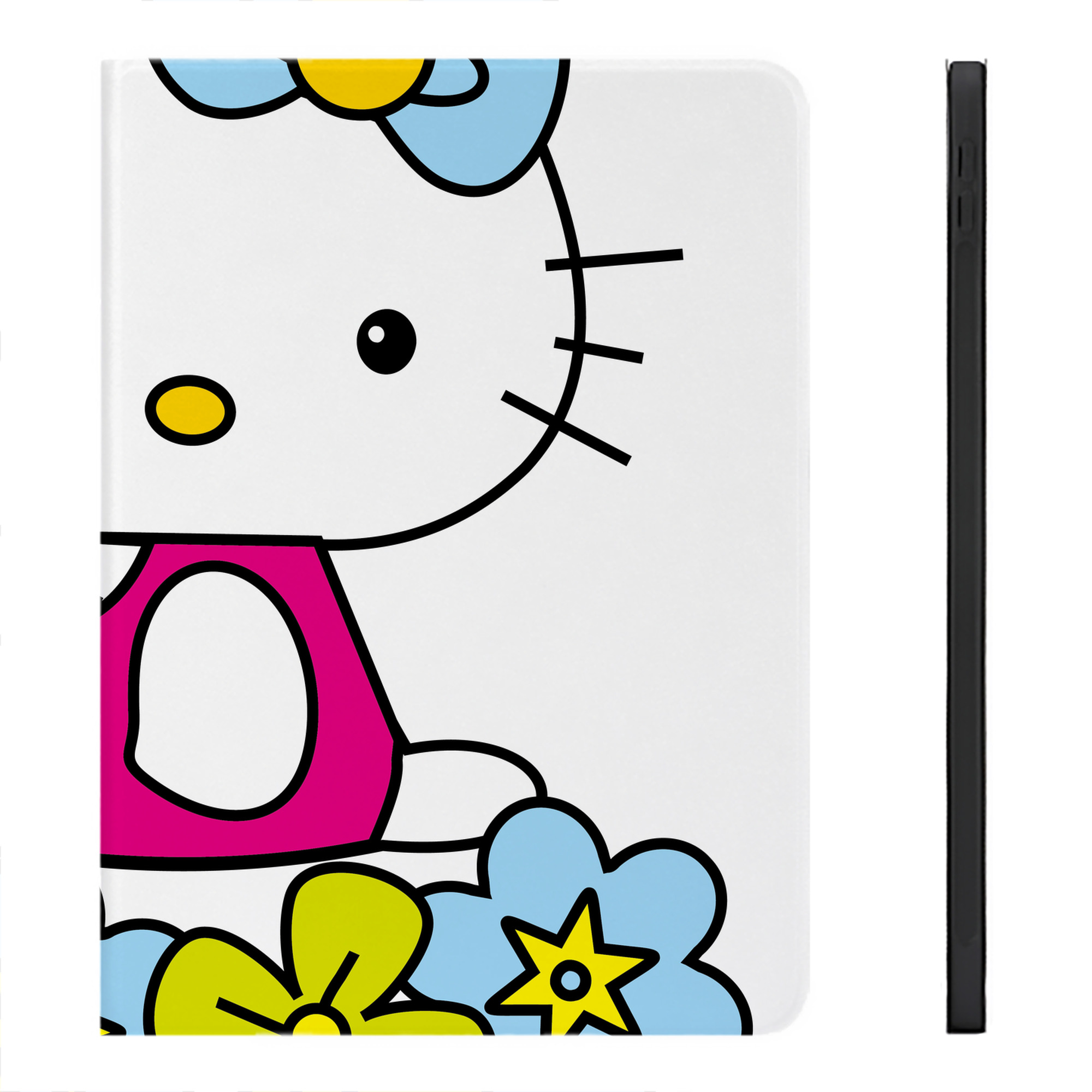 （画像用） Hello Kitty ハローキティ IPadケース ペンホルダー付き ブックスタイルデザイン